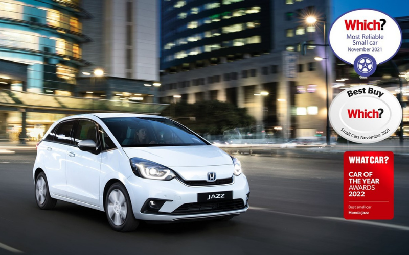 Honda Jazz Achieves Hat-Trick of Accolades