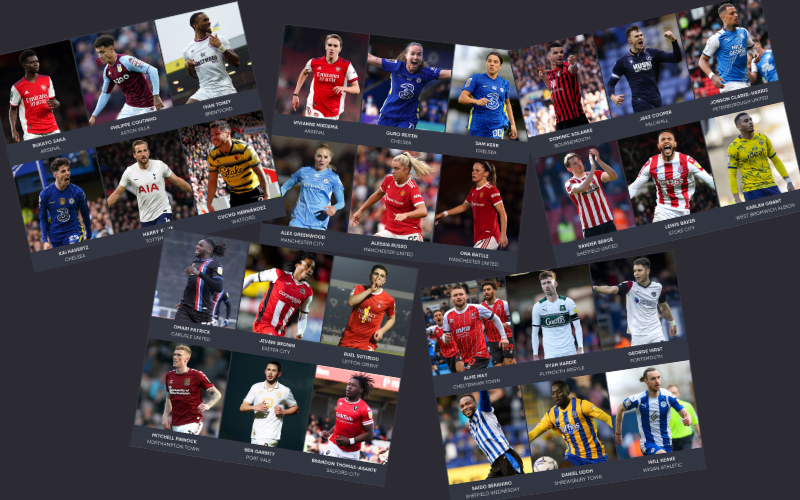 March Shortlists for the PFA Vertu Motors Fans' Player of the Month Awards