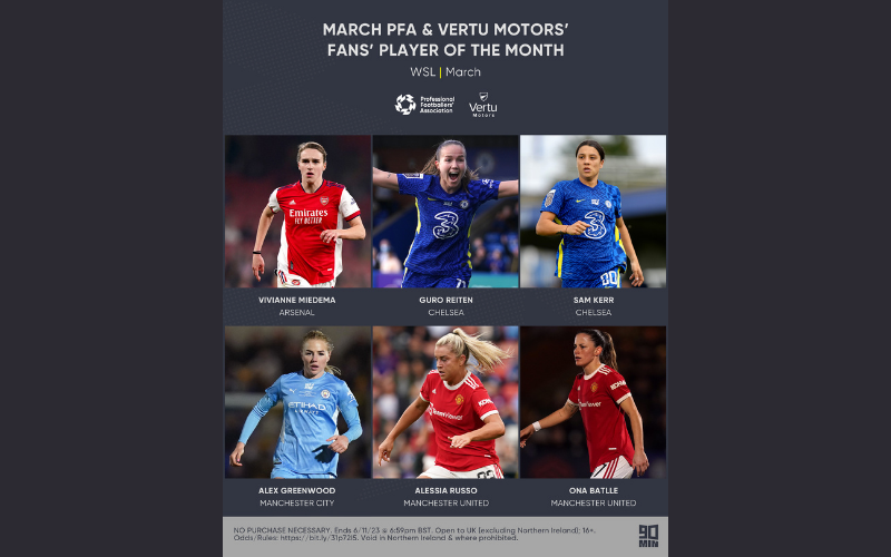 WSL Nominees