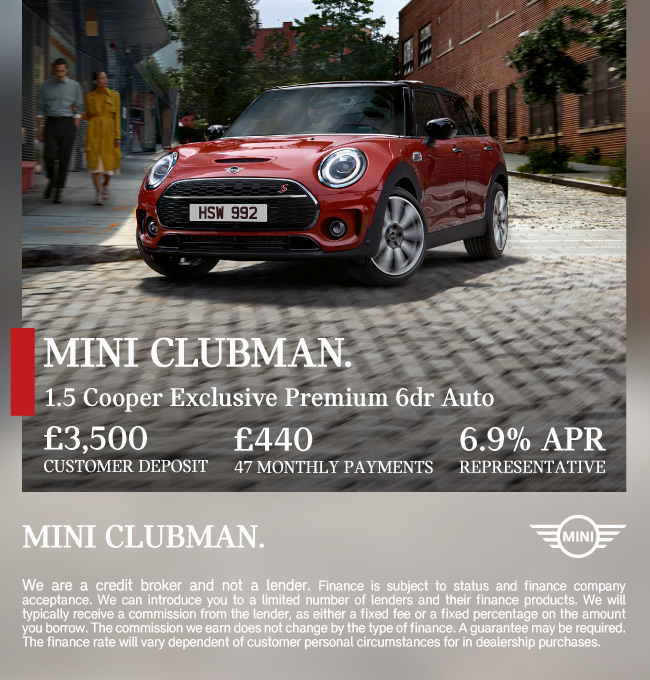MINI Clubman Cooper Exclusive Premium Q4 Tile 440