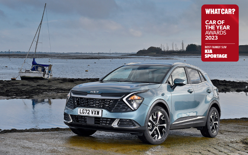 Double Win for Kia As Sportage and EV9 Models Shine at What Car? Car of The Year