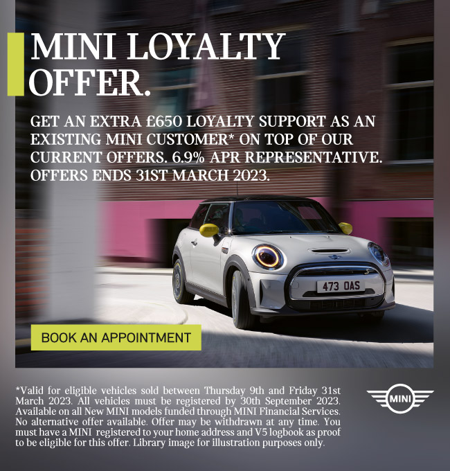 MINI Loyalty Offer 140323