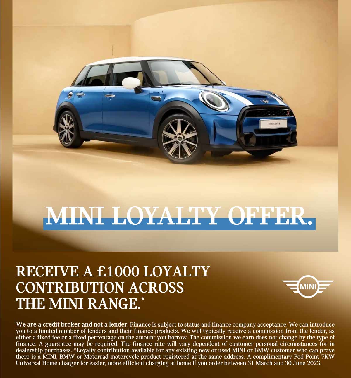 MINI Loyalty Offer 170523