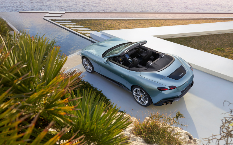 Ferrari Roma Spider rear view