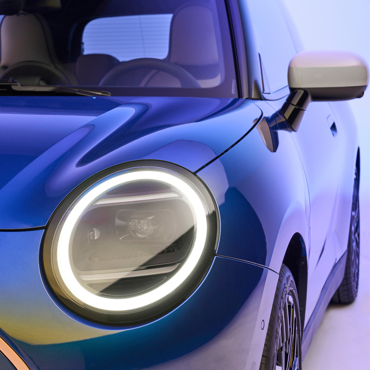 New MINI Cooper Electric headlight