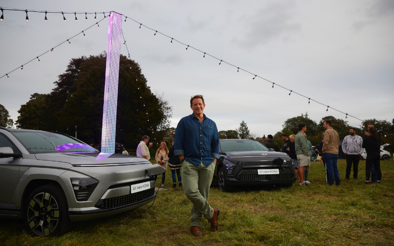 Hyundai Hosts Worlds First Car Powered Fete at Chettle