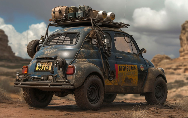 Indiana Jones imagined car