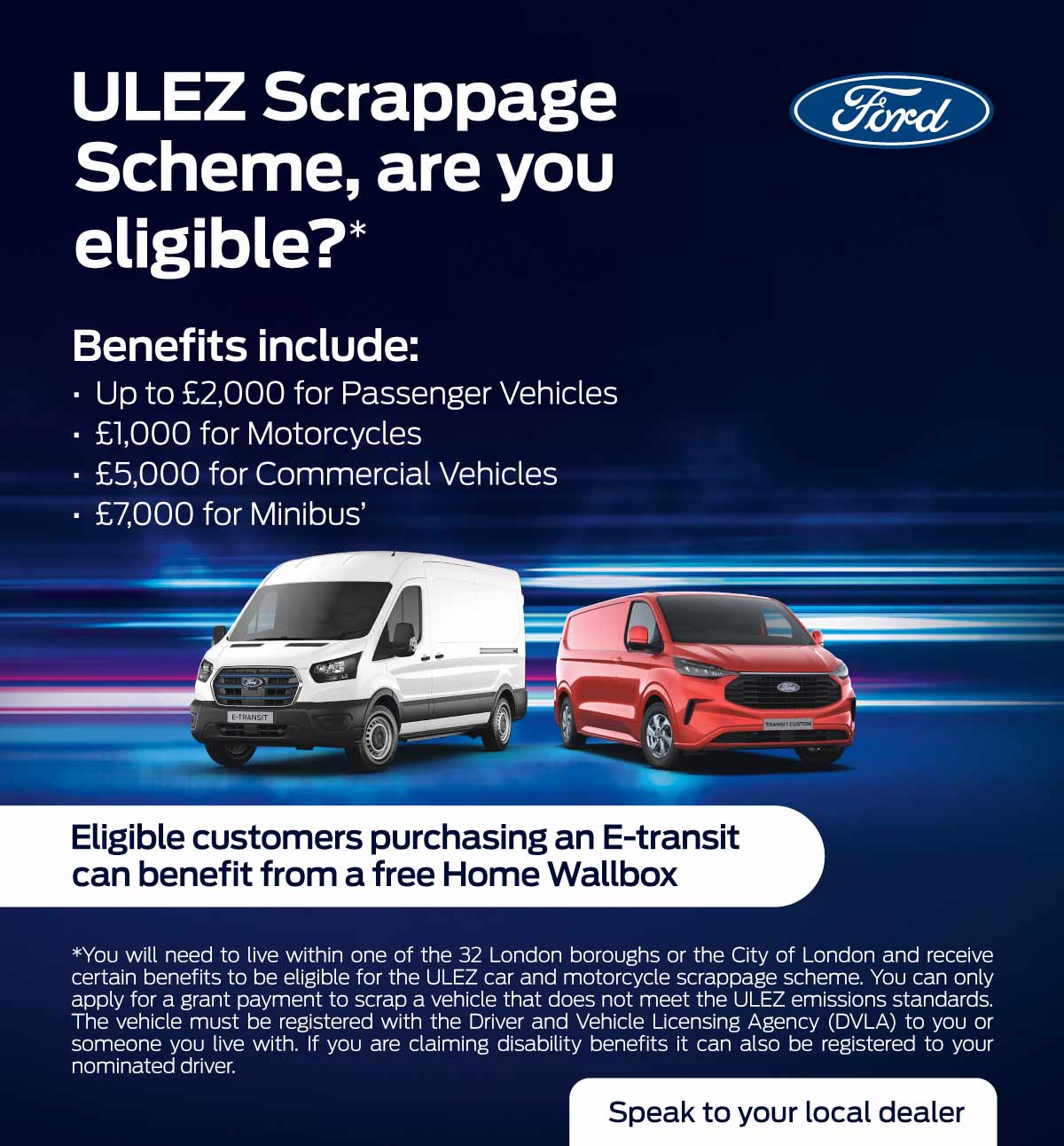 Ford ULEZ Scrappage Scheme 140324