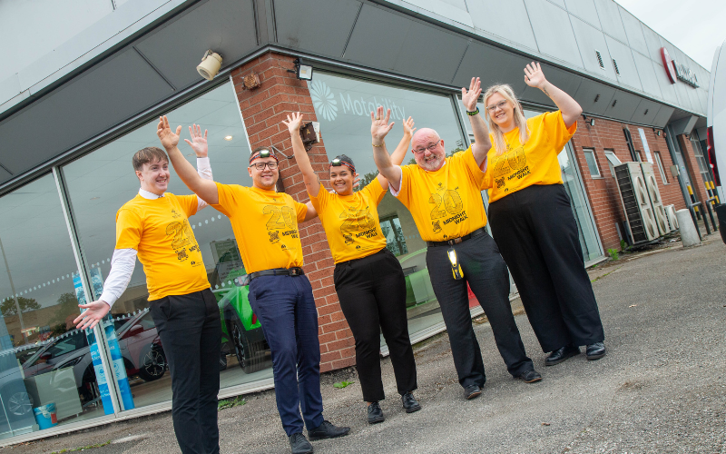 Bristol Street Motors Crewe Vauxhall Joins St Luke's Midnight Walk Fundraiser