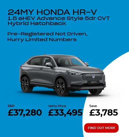 24MY Honda HR-V Pre Reg 010725