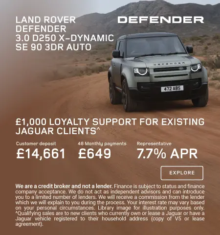 Land Rover Defender Q3 Offer
