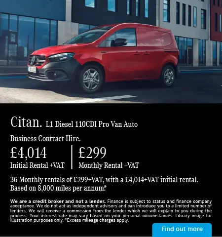Mercedes Van Citan Pro Auto Q1 2025
