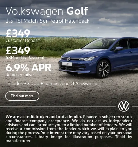 Volkswagen Golf PCP Q3 180725
