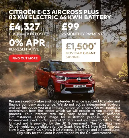 Citroen Aircross Plus Q3 Offer