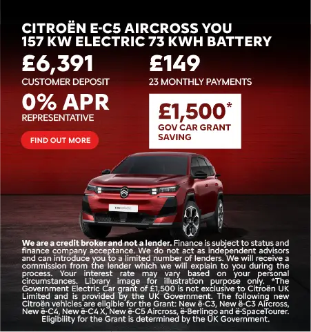 Citroen E-C5 Aircross offer Q3
