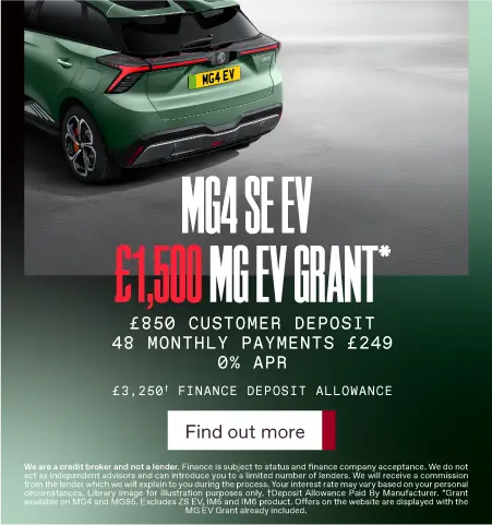 MG4 SE EV Q3 Offer