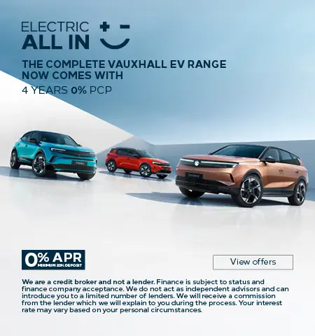 Vauxhall EV Range Tile