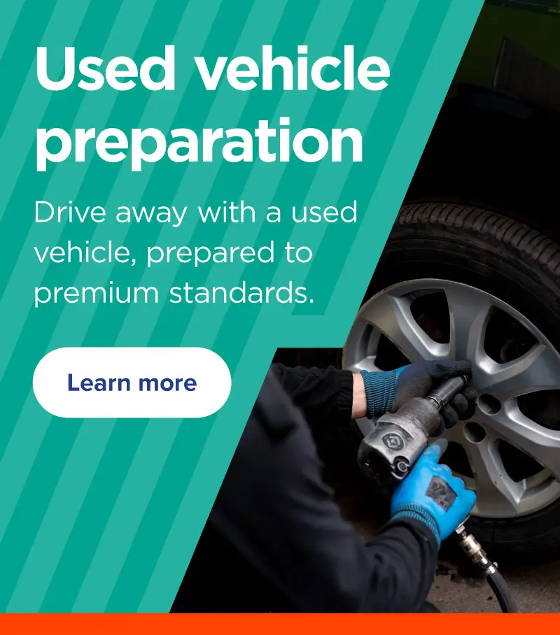 Used vehicle prep
