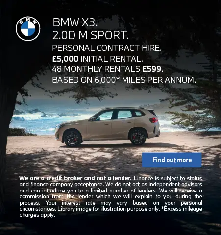 BMW X3 M Sport Q4 Offer