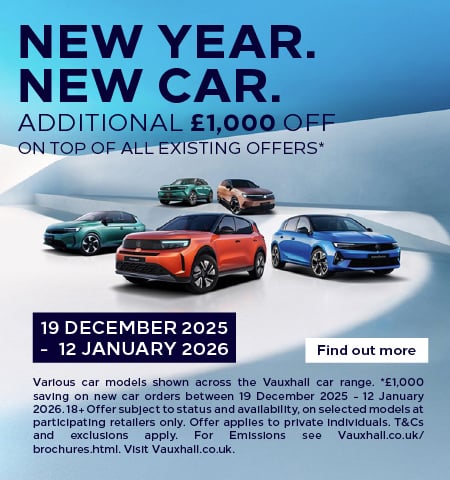Vauxhall New year New Car 191225