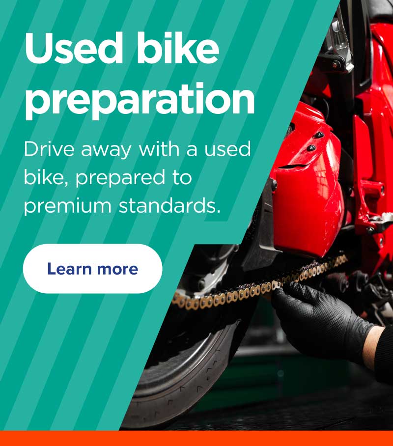 Used bike prep policy