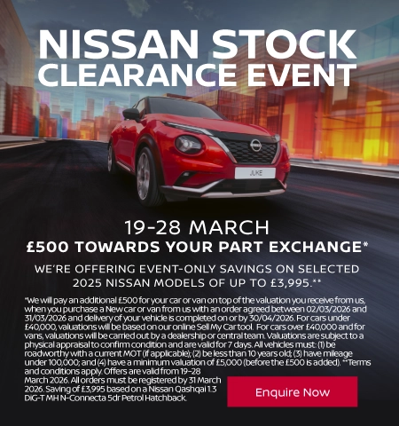 Nissan Stock Clearance 190326