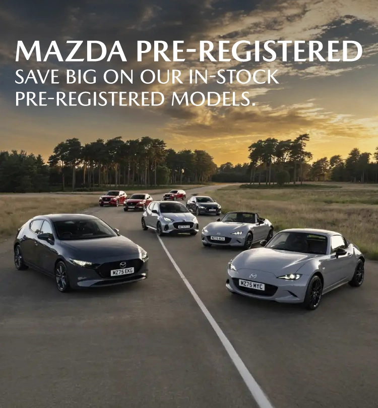 Pre registered Mazda