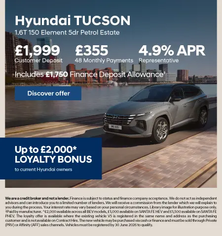 Hyundai tucson Q2 26