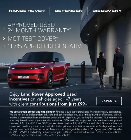 Land Rover Q2 Approved Used 2026
