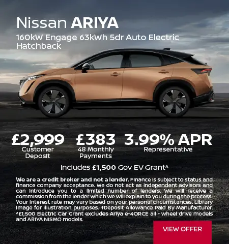 Nissan Ariya Q2 Offer