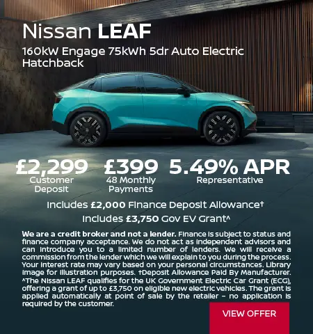 Nissan LEAF Q2 Offers