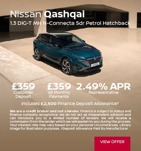 Nissan Qashqai Q2 Offers