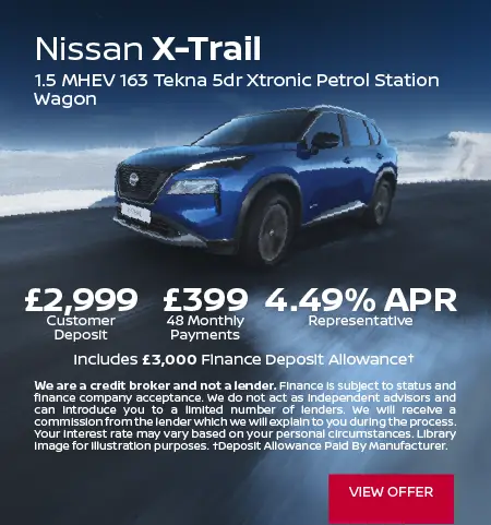 Nissan X-Trail Q2 Offers
