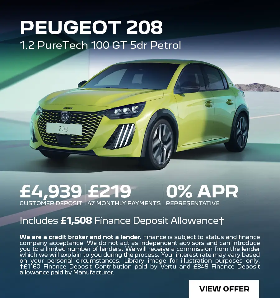 Peugeot 208 Q3 Offer