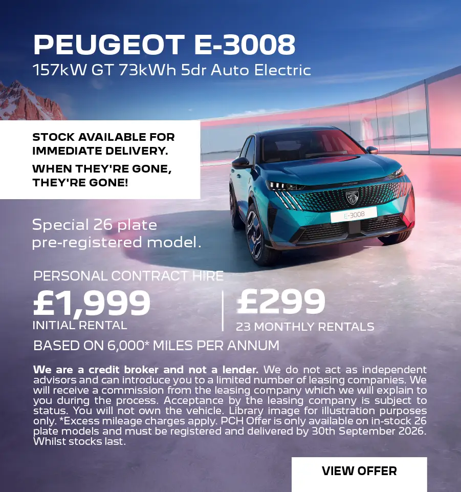 Peugeot E-3008 Q3 Offer