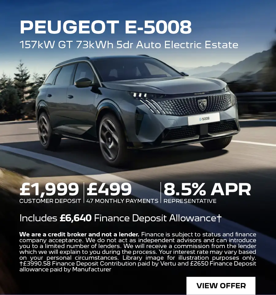 Peugeot E-5008 Q3 Offer