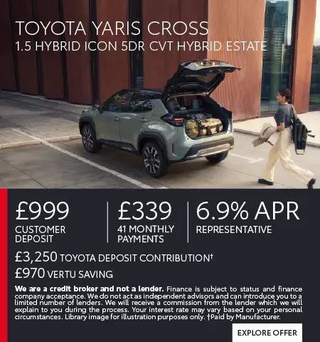 Toyota Yaris cross Q3 offer 210726