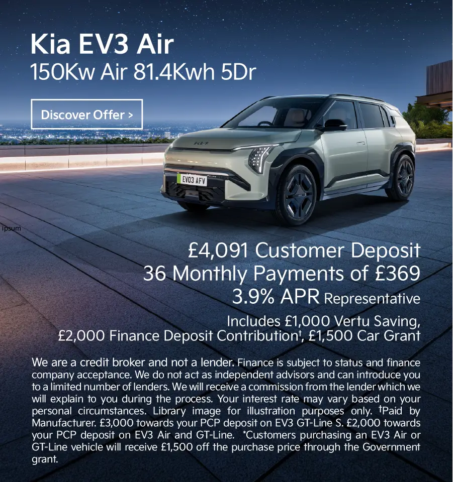 Kia Ev 3 Air Q3 offer 220726
