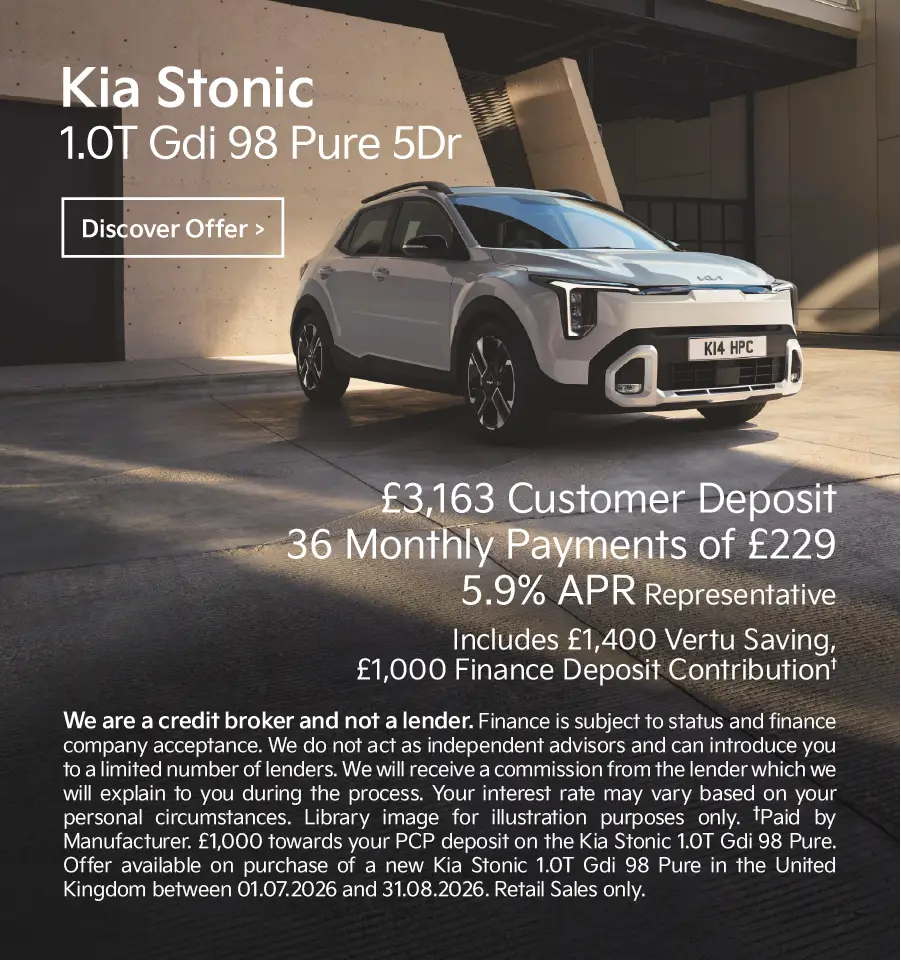 Kia Stonic Q3 offer 220726