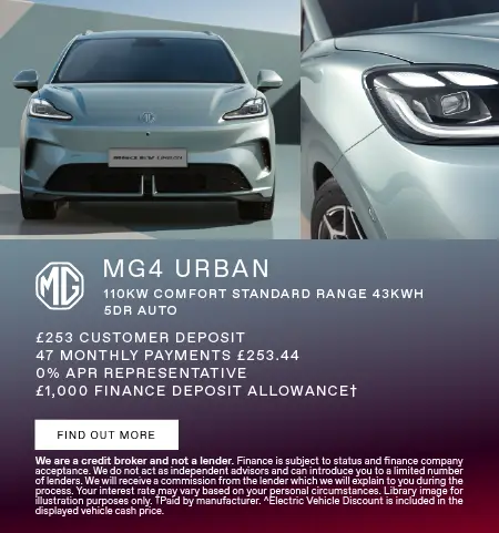 MG 4 Urban Q3 Offer 230726