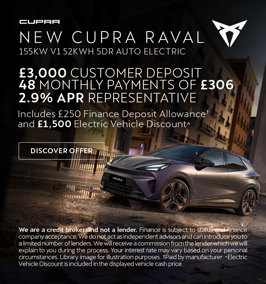 Cupra Raval Q3 offer 240726