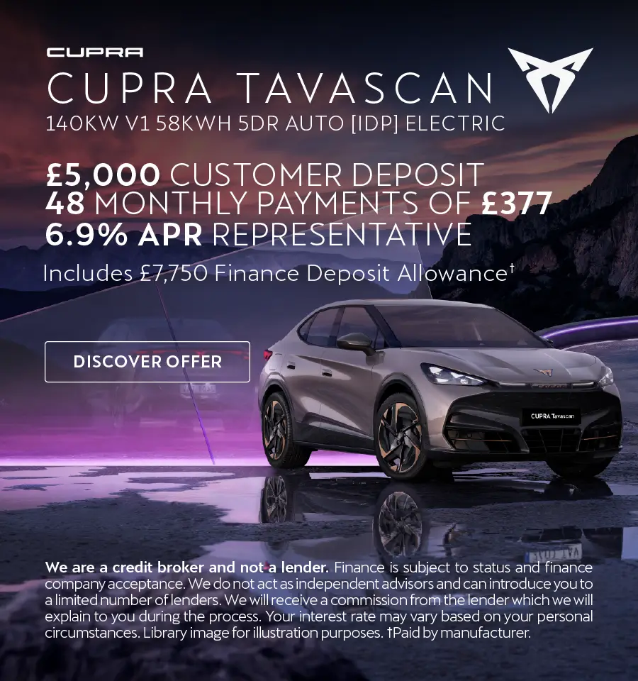 Cupra Tavascan Q3 offer 240726