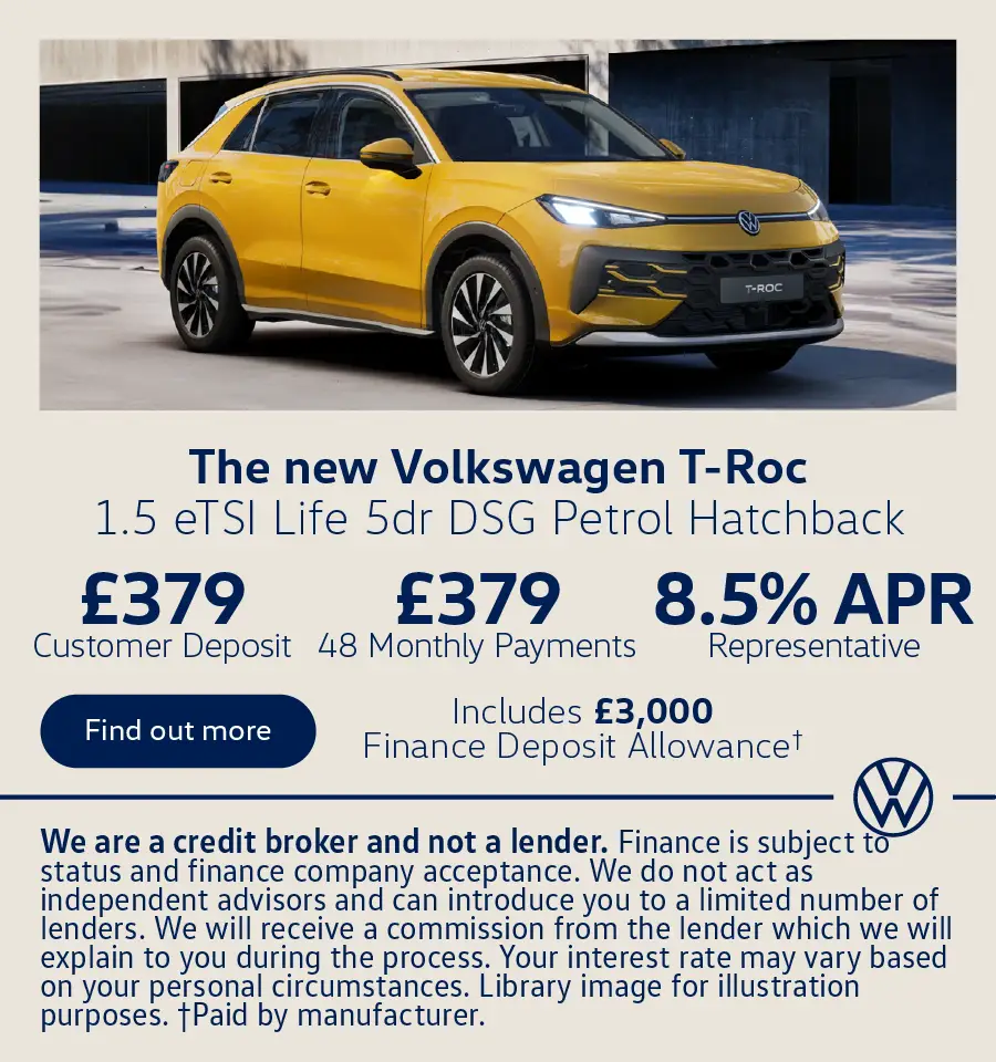 Volkswagen T-Roc Q3 offer 240726