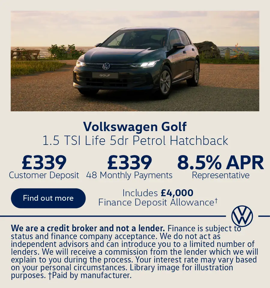Volkswagen Golf Q3 offer 240726