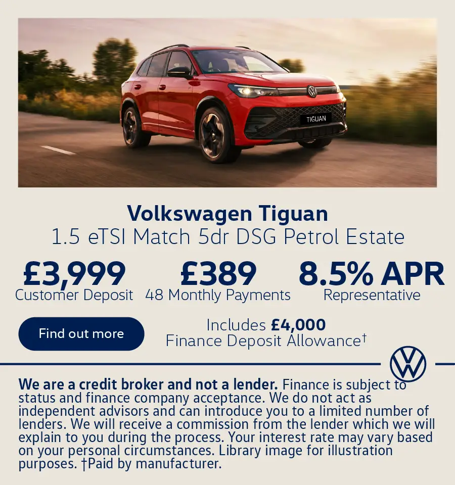 Volkswagen Tiguan Q3 offer 240726