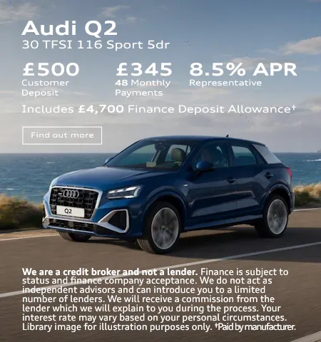 Audi Q2 Quarter 3 offer 040826