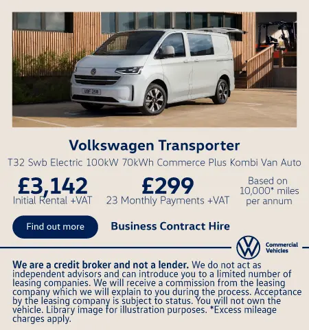 Volkswagen Transporter Q3 offer 100826
