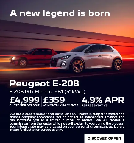 Peugeot Q3 E208 Offer 140826