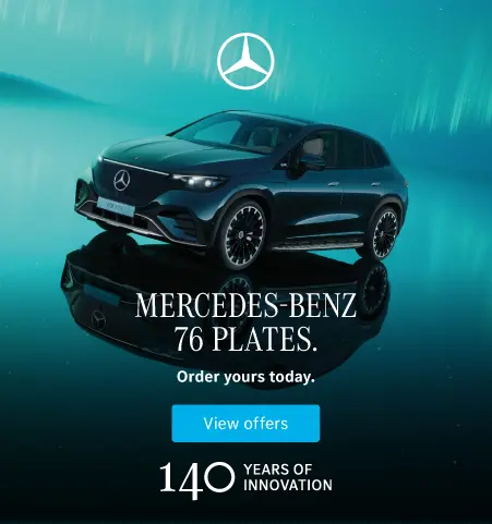 Mercedes-Benz 76 new reg plate 250826