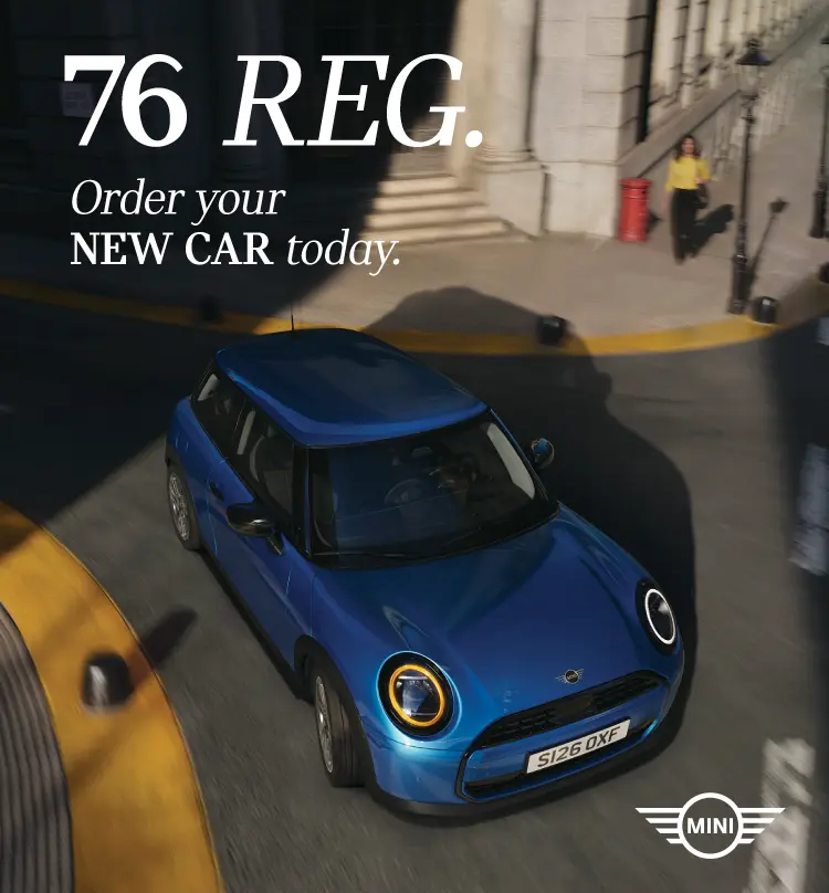 MINI 76 reg plate 250826